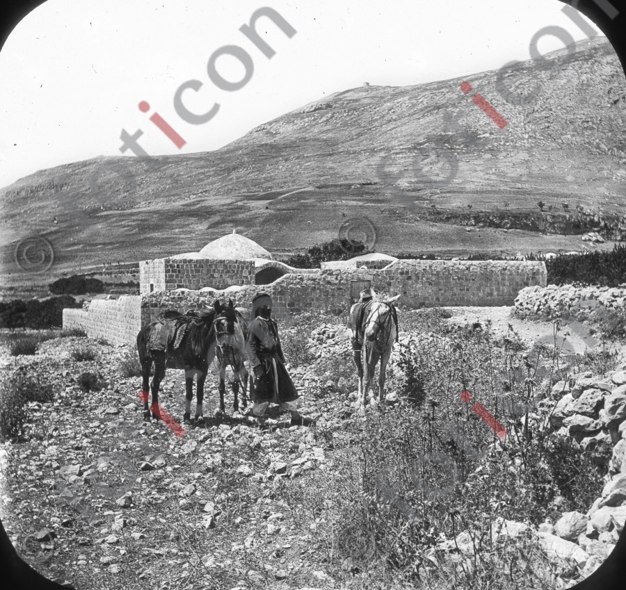 Der Berg Garizim | The Mount Gerizim - Foto foticon-simon-129-015-sw.jpg | foticon.de - Bilddatenbank für Motive aus Geschichte und Kultur